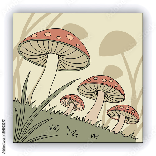 Mushrooms False honey fungus on a stump in a beautiful autumn forest.group fungus in autumn forest with leaves.Wild mushroom on the spruce stump. Autumn time in the forest.HEADPONE (1)