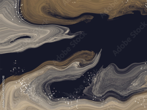 Liquid marble canvas abstract painting background, luxury wallpaper. Marble and gold abstract background texture. Marbling with natural luxury style swirls of marble