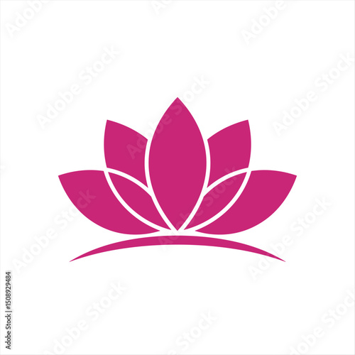 Beauty Vector lotus flowers design logo Template icon
