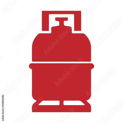 LPG gas cylinder icon