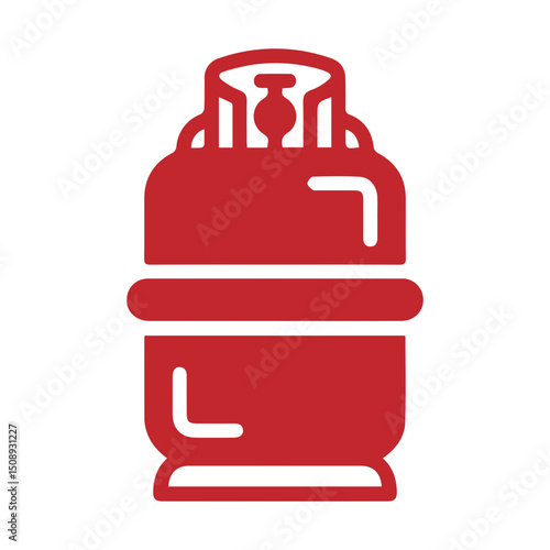 LPG gas cylinder icon