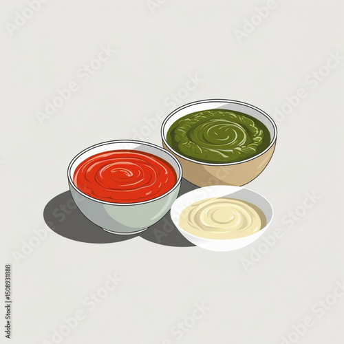 red and green peppers