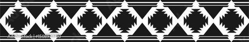 Tribal Ethnic Pattern Border