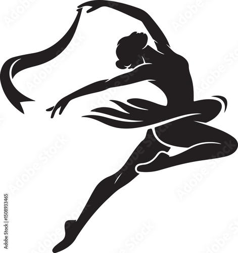 Dynamic Dance Pose Silhouette Art

Expressive Dancer in Motion Vector

Graceful Movement Dance Illustration

Stylish Dancer Silhouette Design

Energetic Dance Performance Vector