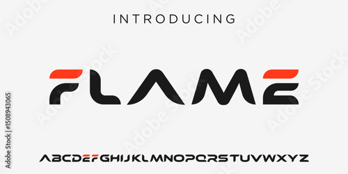 futuristic modern geometric font.  abstract alphabet digital tech font. Typography technology, electronic, movie, digital, music, future, logo creative font. vector illustration