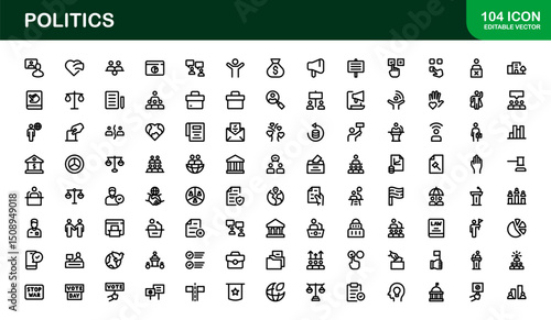 Factory Icon Set Representing Industry, Manufacturing, Machines, Production, and Automation Concepts in a Simple, Download-Ready Vector Format