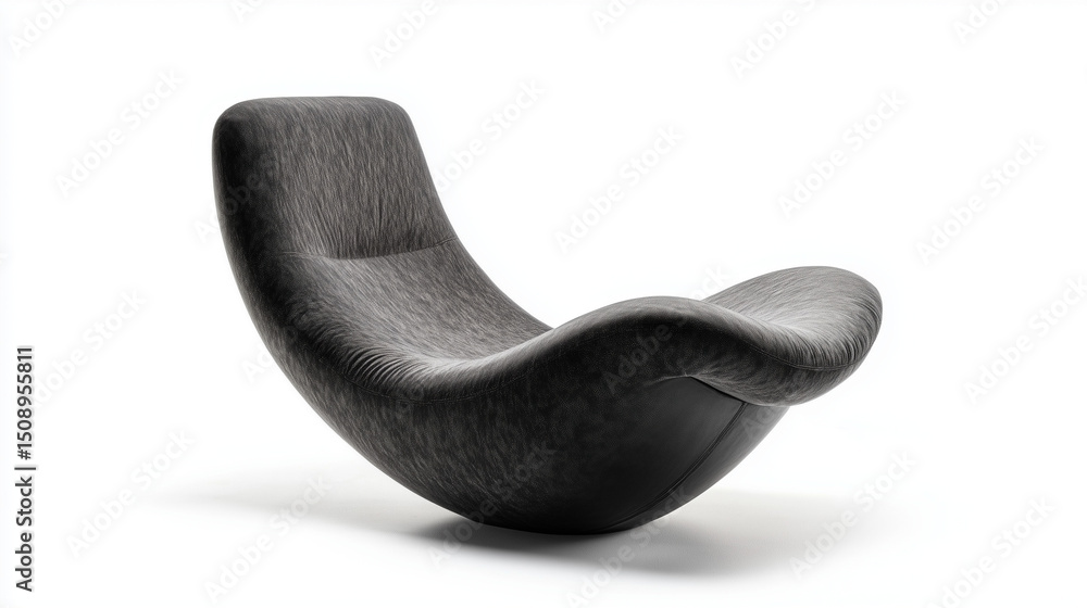 A sleek, modern chair appears by itself without any background elements.
A sleek, modern chair appears by itself without any background elements.