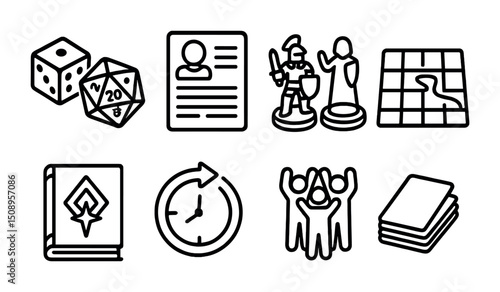 Tabletop game concepts and objects for game night creativity