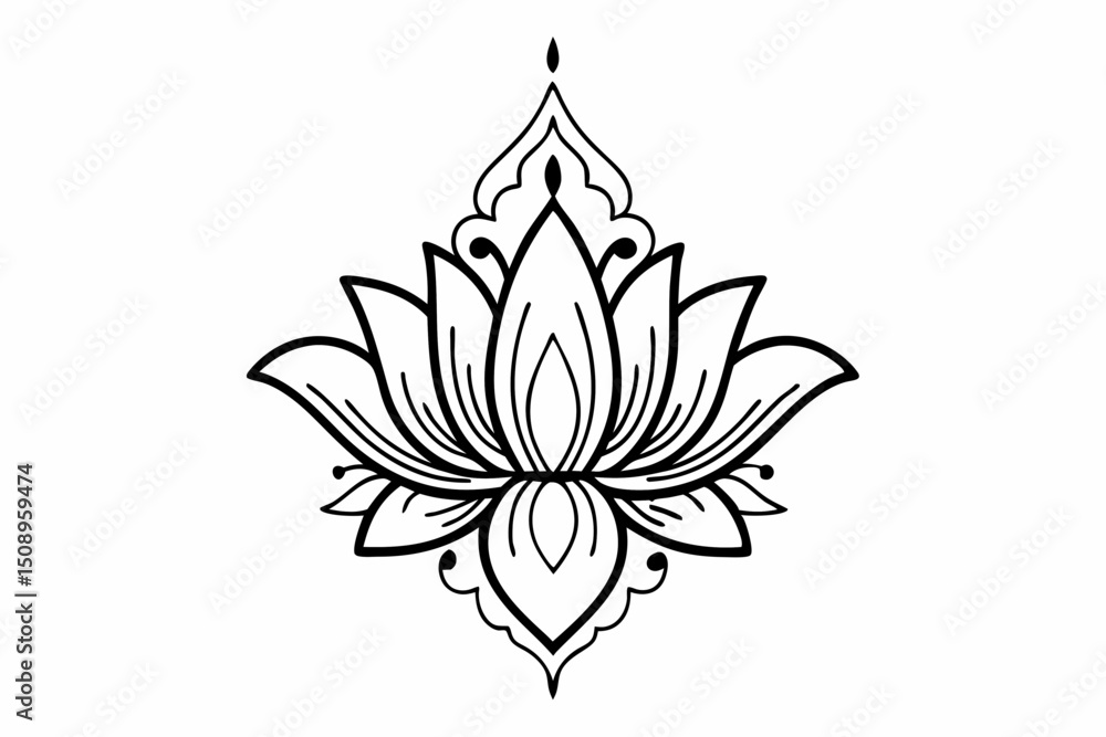 vector illustration of a flower vector illustration of a flower