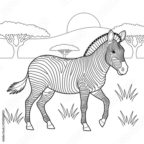 That is a zebra