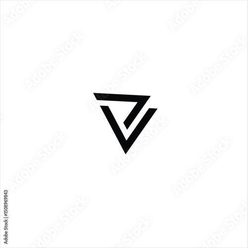 Free Download LV Black Minimalist Monogram Logo Template.LV Letter Logo design vector. - GFXLoad