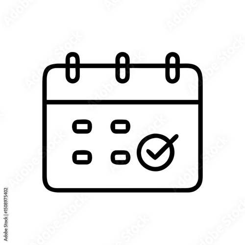calendar with check mark