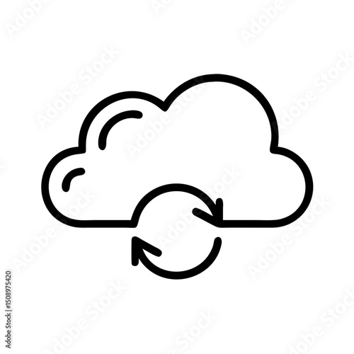 cloud sync icon