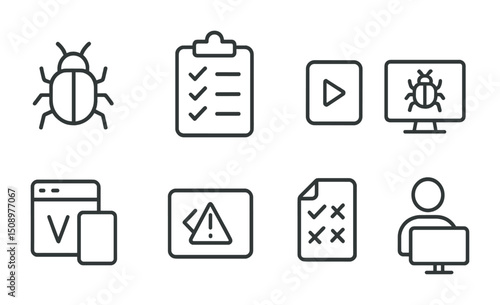 Cybersecurity and software testing concept for efficient bug tracking and management