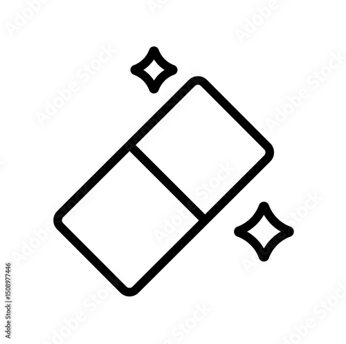 eraser vector icon