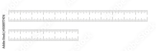 Tableau sur toile Measuring charts with 6, 12 inches