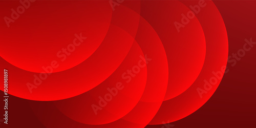 Red abstract background. Dynamic shapes composition. Eps10 vector