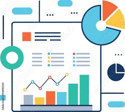 Modern Business Infographic with Editable Charts and Diagrams, Business Roadmap Timeline Vector with Milestones