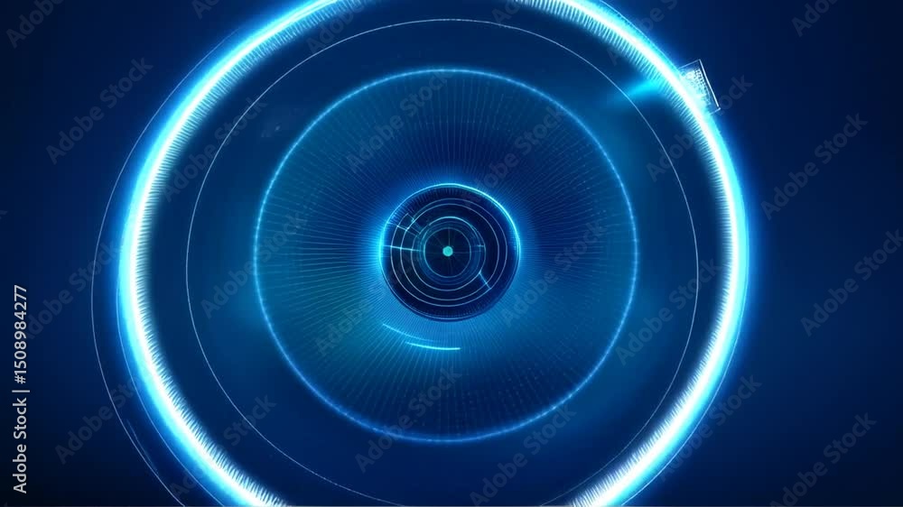 Abstract technology circles data flow background Abstract technology circles data flow background