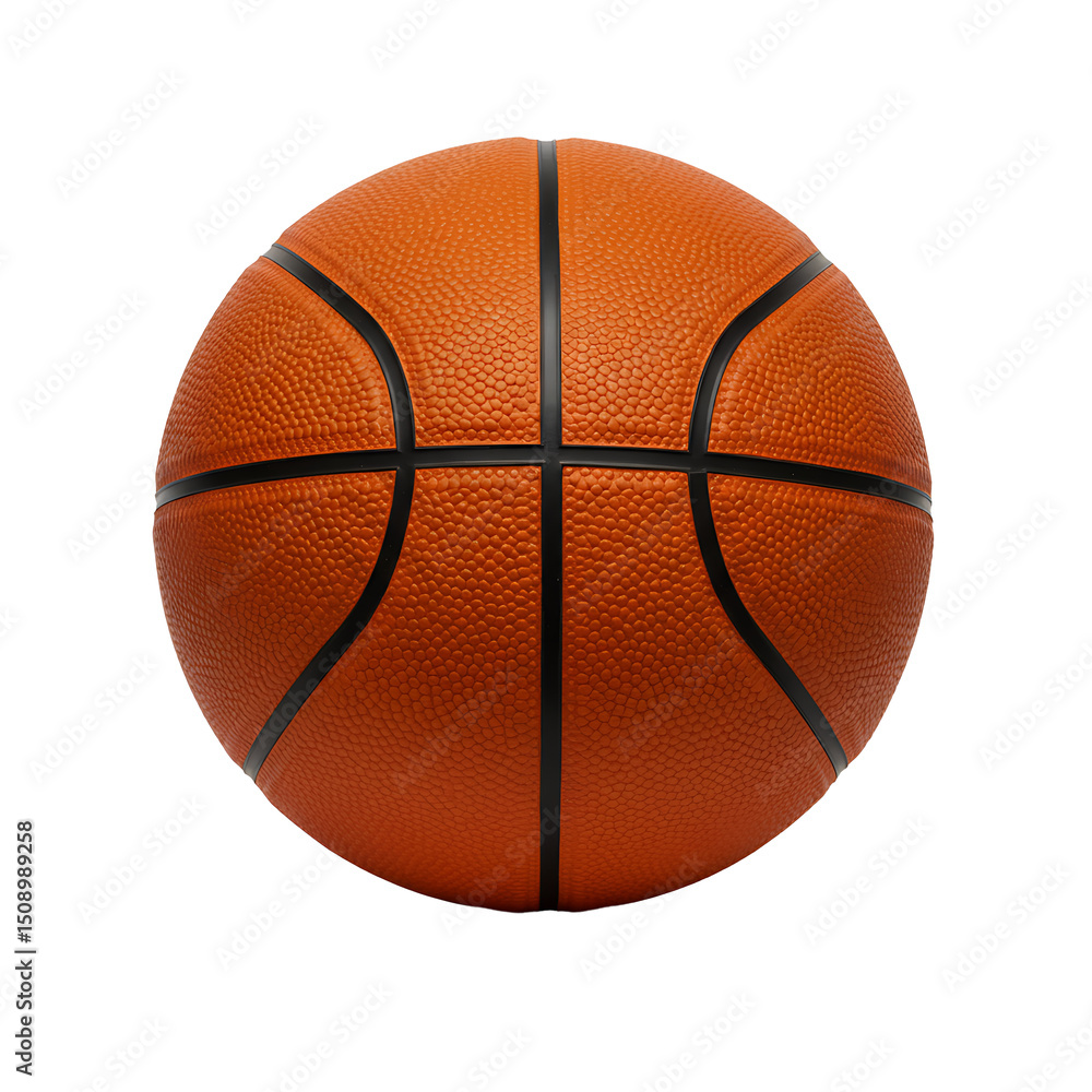 Fototapeta premium Basketball isolated on transparent background