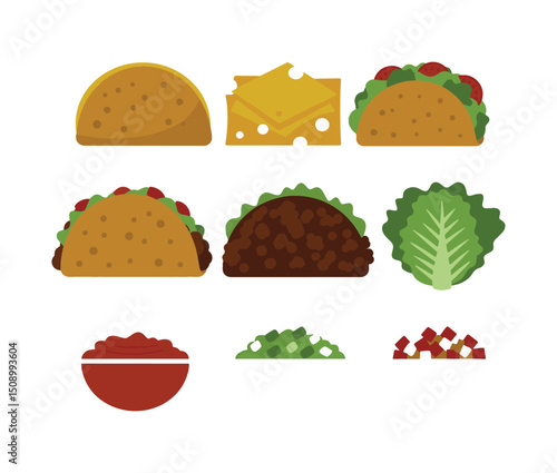 Delicious Taco Recipe Illustration Step-by-step Guide to Making Authentic Tacos at Home
