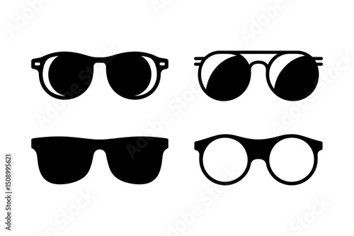 Collection of four different sunglasses