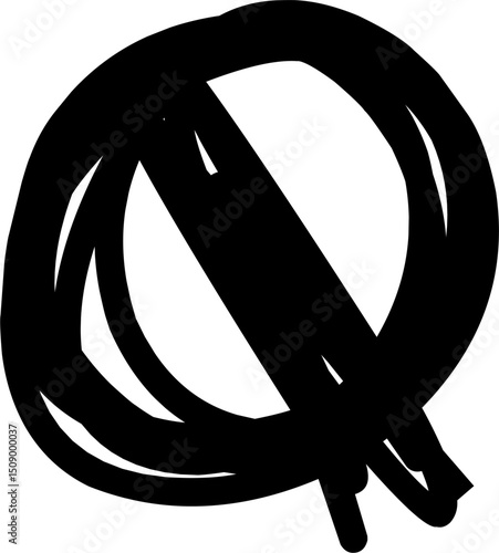 Q typographic vector 