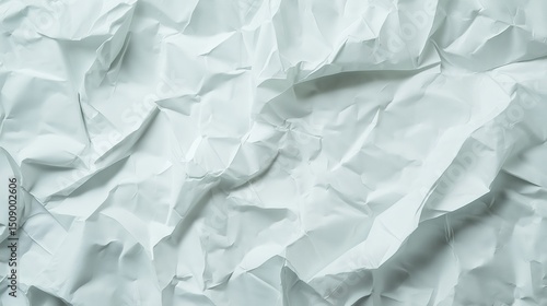 Wallpaper Mural White crumpled paper texture with detailed folds and wrinkles, high-resolution background for design and creative use Torontodigital.ca