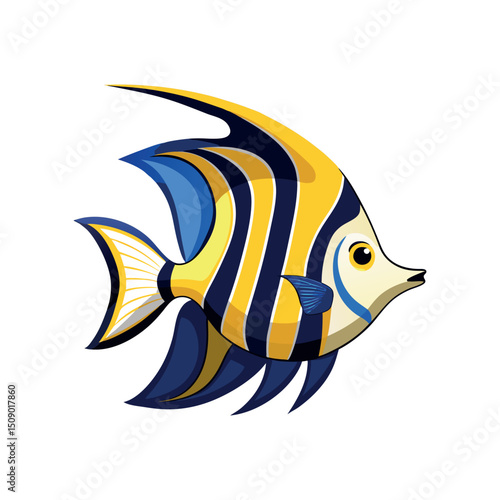Gold fish vector art