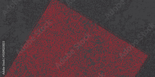 Flat carpet plate banner. Realistic grunge and window lines. Carpet set on background. Fiber effect for picture or carpet. 3d panel texture or foot mat carpet.