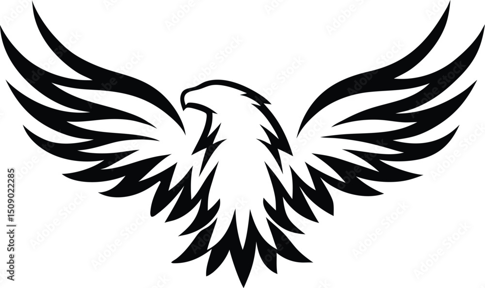 Obraz premium eagle head vector logo icon