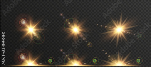 Shining starburst spreads across empty space.
Crystal lens effect creates dynamic radiant flash.
Soft white explosion forms glowing solar shape.
Light ray trails stretch from center eruption.