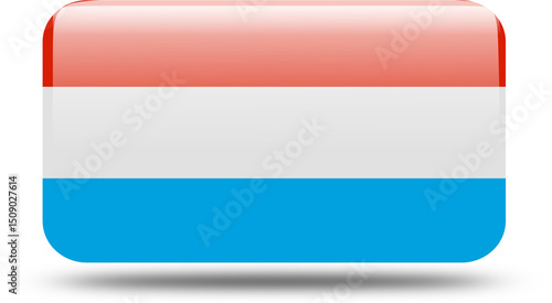 Free Download rectangles 3d look Flag of luxemburg - GFXLoad