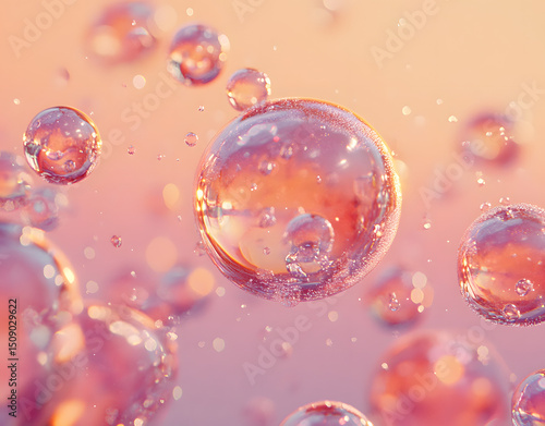 Wallpaper Mural パステル　シャボン玉　生成AI　背景 Torontodigital.ca