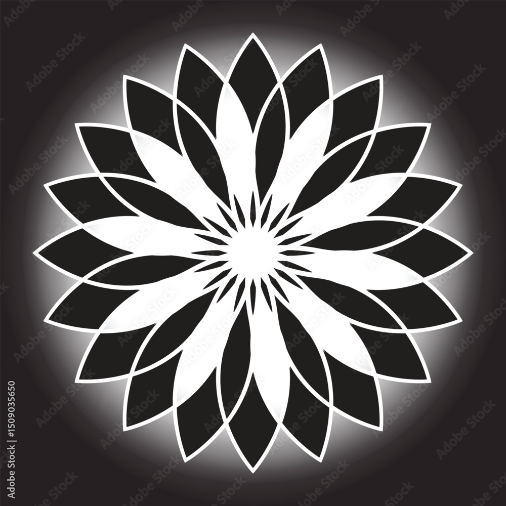Flower symmetrical floral round shape pattern mandala vector design. Flower symmetrical floral round shape pattern mandala vector design.