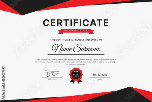 Certificate Template Design