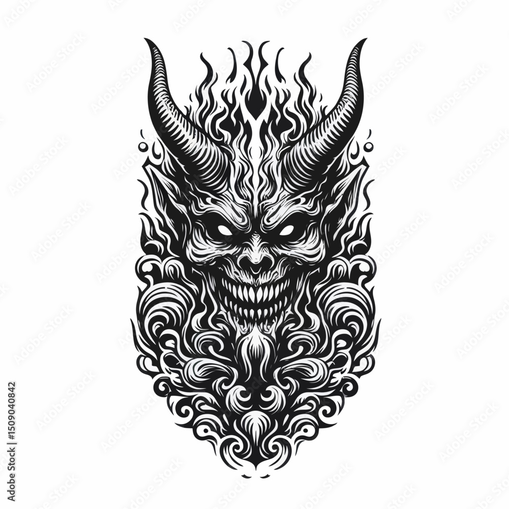 Obraz premium Devil graphic design