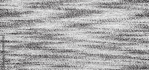 Vector fabric texture. Distressed texture of weaving fabric. Grunge background. Abstract halftone vector illustration. Overlay to create interesting effect and depth. Black isolated on white. EPS10.
