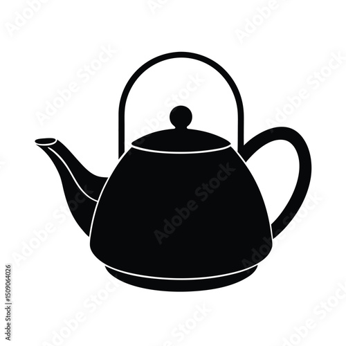 teapot isolated on white background