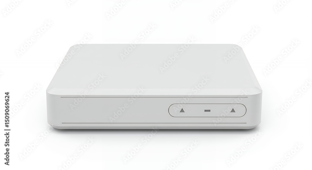White modern electronics device White modern electronics device
