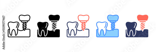 Dental Implant Icon