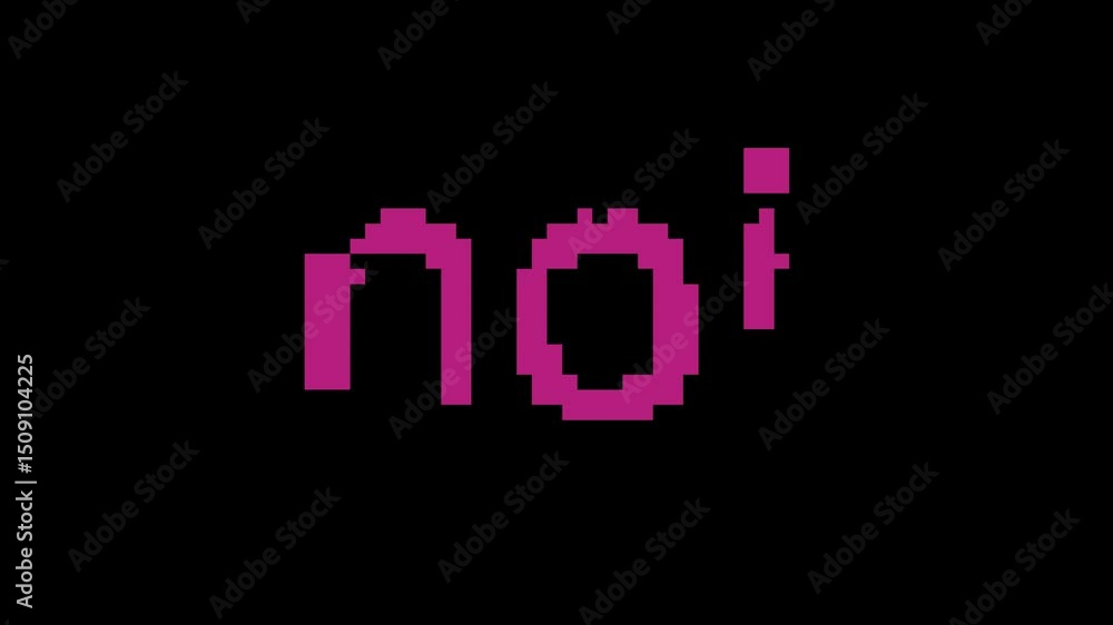 Grunge Text Effect.
The word NO. Seamless loop video. Animated word. Grunge Text Effect.
The word NO. Seamless loop video. Animated word.