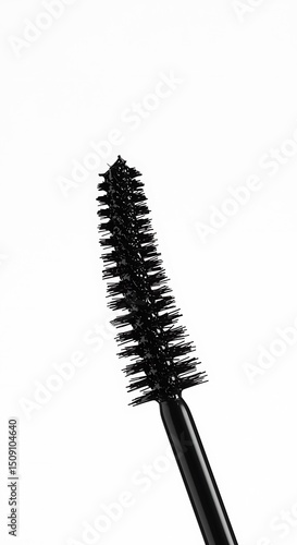 Close-up of black mascara wand