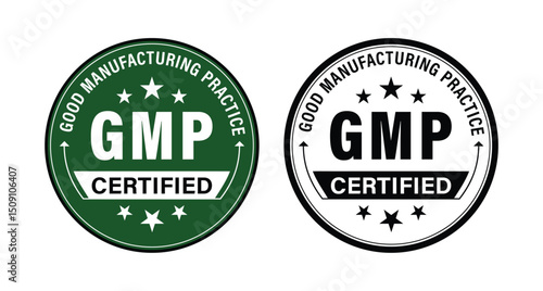 GMP Certified Badge logo for Good Manufacturing Practice Compliance