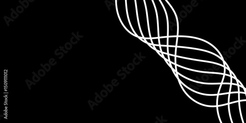 Abstract white background with a glowing abstract waves. Abstract wave element for design. Digital frequency track equalizer, Futuristic background design. Long exposure, Light painting photography.