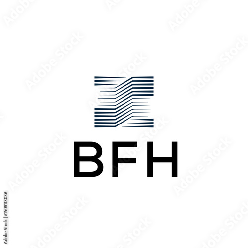 BFH Letter logo white background
