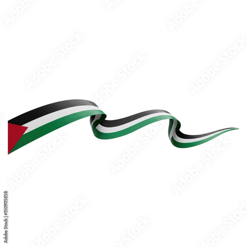 Palestine flag and map gaza