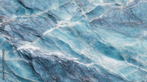 Wallpaper Mural Beautiful blue crystal-like stone surface texture. Torontodigital.ca