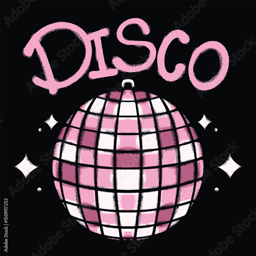 Disco Ball Urban Streetwear t shirt design
