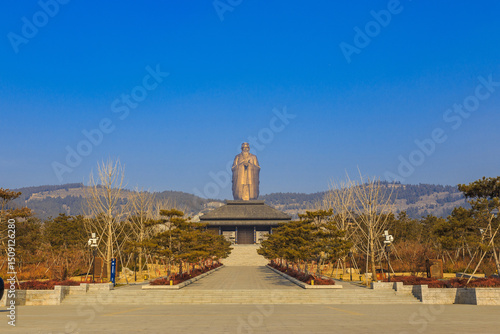Foto Scenery of Nishan Sacred Scenic Spot, the birthplace of Confucius, Jining, Shand